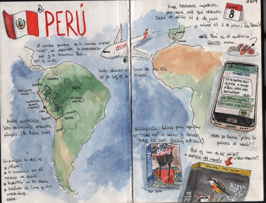 Cuaderno de viajes de Perú