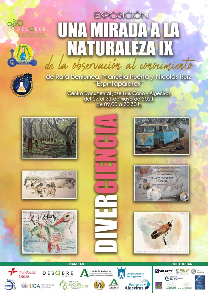 Exposición Diarios de Naturaleza en Algeciras.